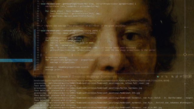 The Next Rembrandt was created by deep learning algorithms.